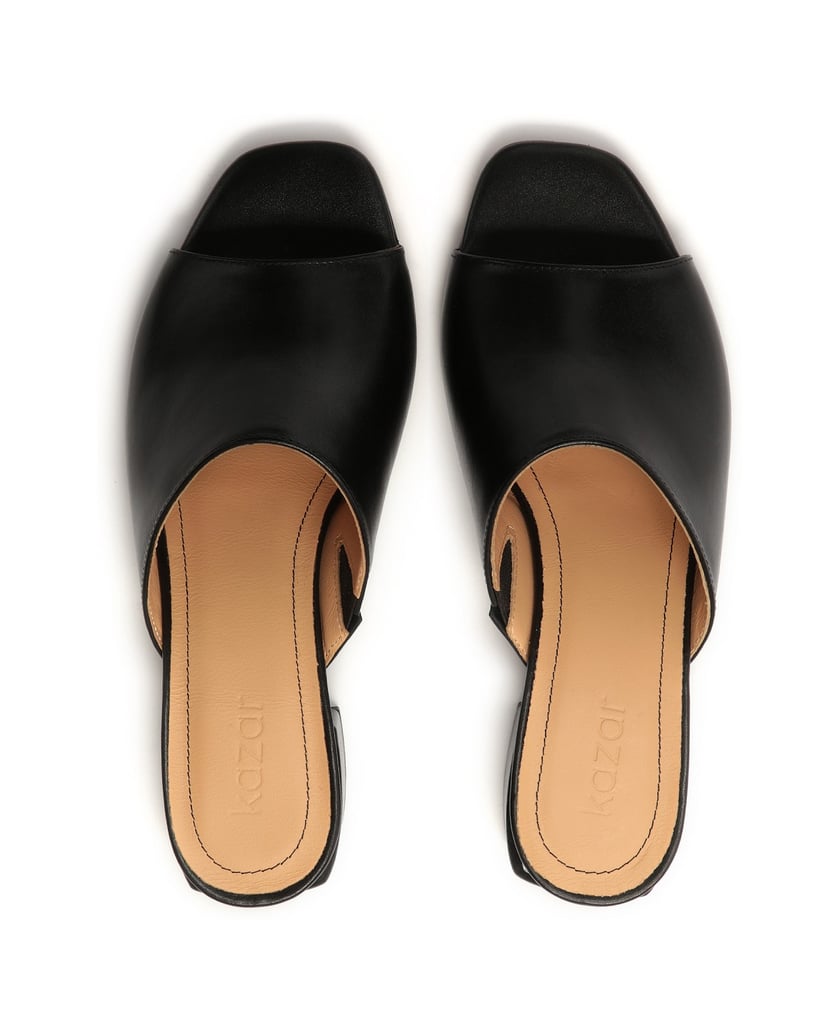 Kazar-Schwarze-Pantoletten-auf-breitem-Absatz