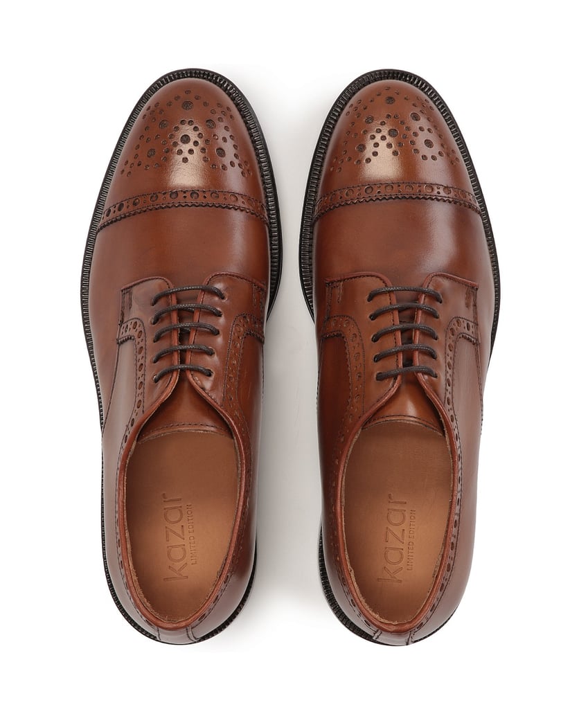 Kazar-Formelle-Herren-Derby-Schuhe-aus-Leder-m