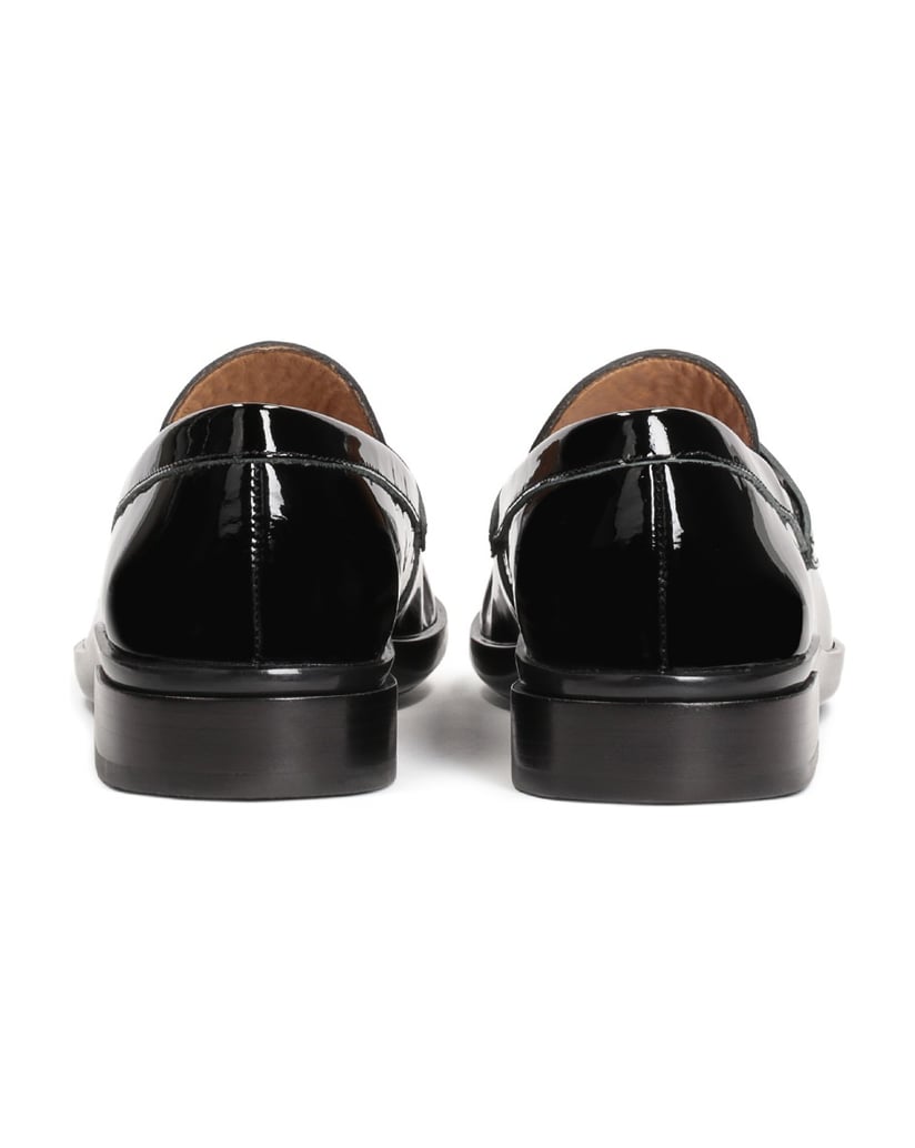 Kazar-Schwarze-Lackleder-Slipper-Schuhe-schwarz