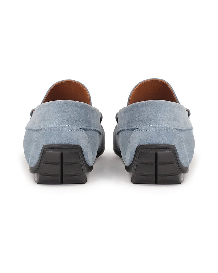 Kazar-Herren-Mokassins-aus-hellblauem-Wildleder-blau
