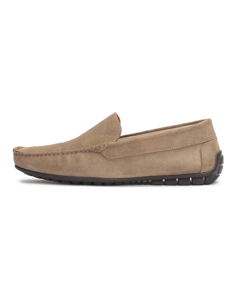 Kazar-Mokassins-aus-Wildleder-in-der-Farbe-Taupe-taupe