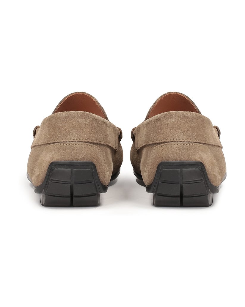 Kazar-Mokassins-aus-Wildleder-in-der-Farbe-Taupe-taupe