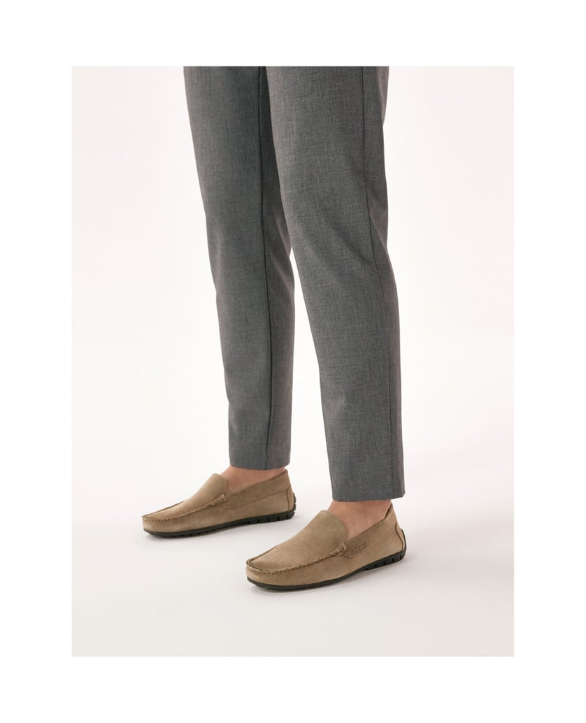 Kazar-Mokassins-aus-Wildleder-in-der-Farbe-Taupe-taupe