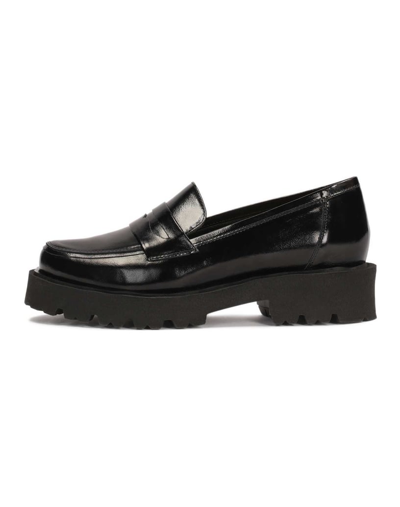 Kazar-Lässige-flache-Schuhe-mit-leichter-Sohle-zum-Hineinschlüpfen-schwarz