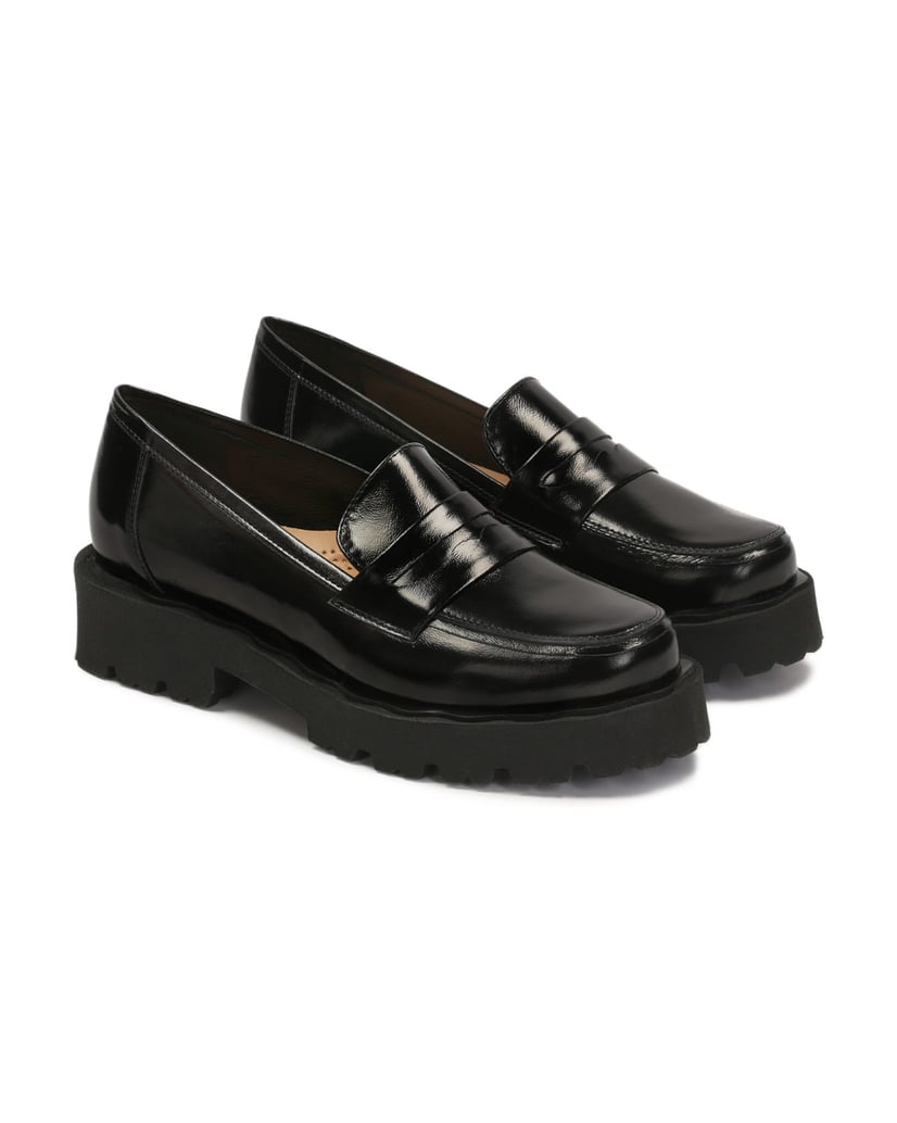 Kazar-Lässige-flache-Schuhe-mit-leichter-Sohle-zum-Hineinschlüpfen-schwarz