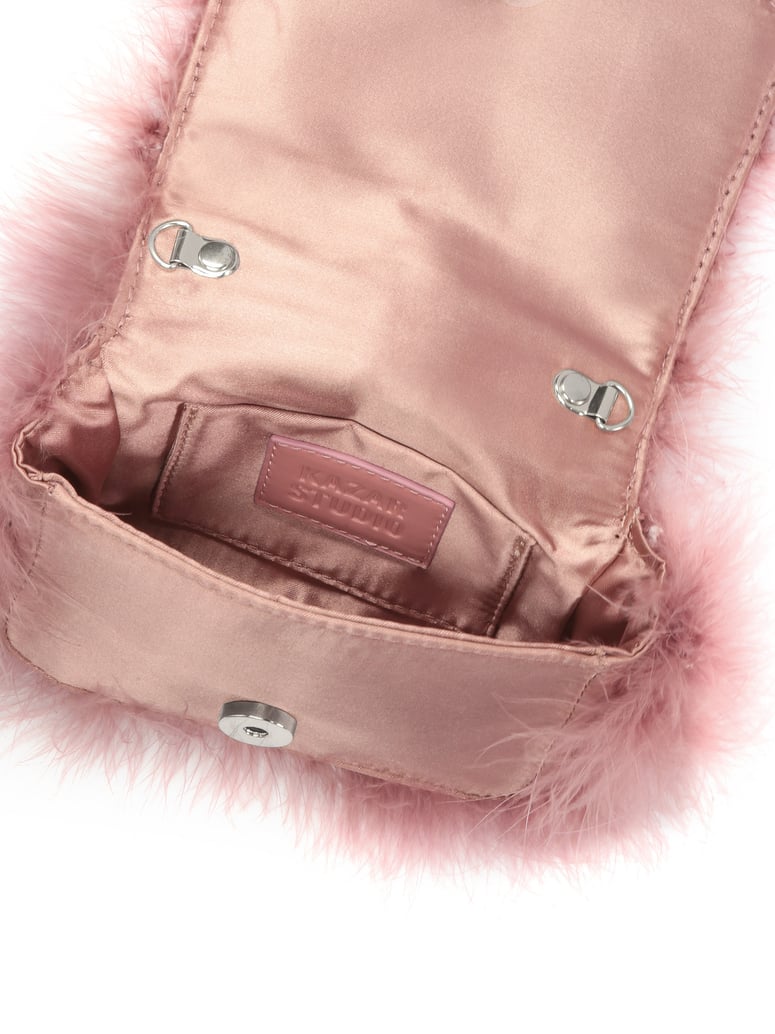 Kazar-Studio-Rosa-Tasche-mit-glamouröser-Verzierung