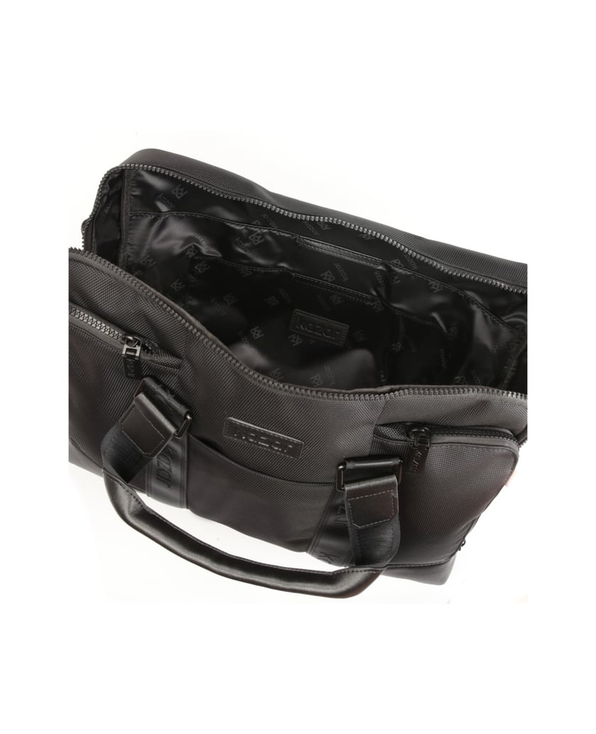 Kazar-Schwarze-urbane-Stofftasche-für-Männer