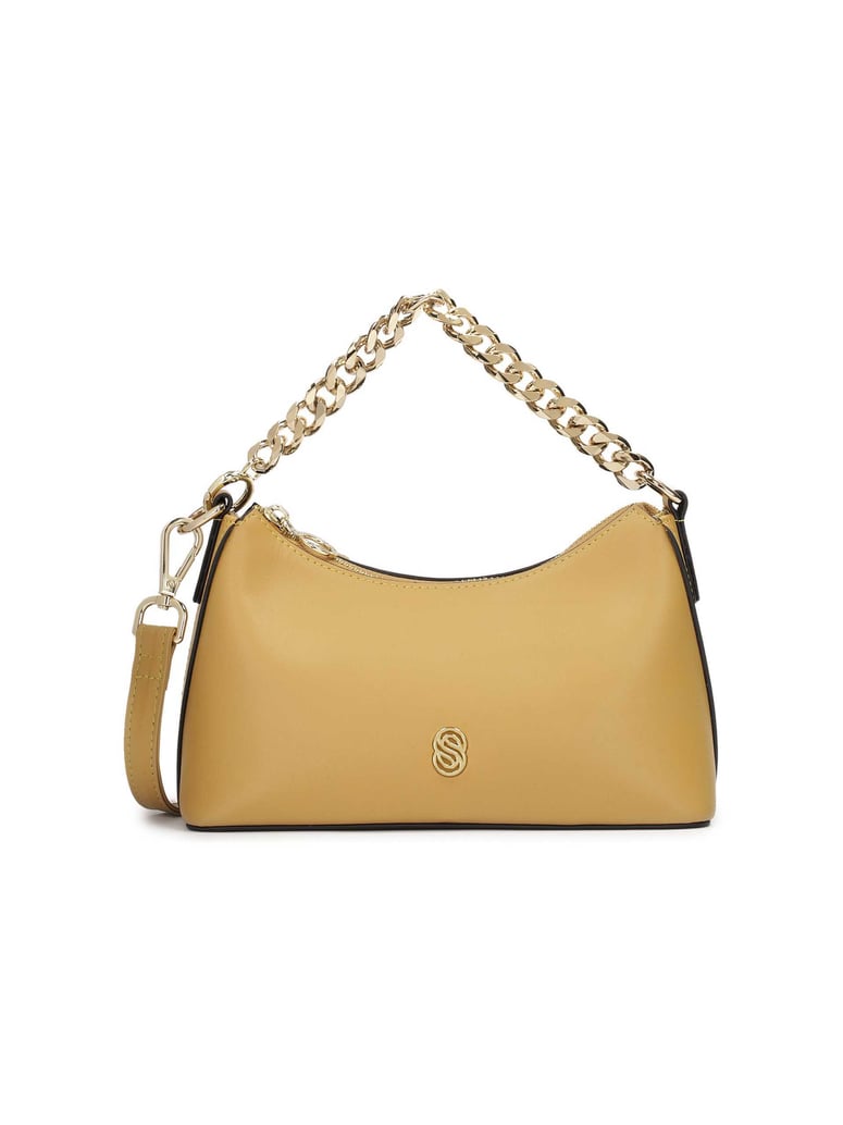 Kazar-Studio-Hellbraune-kleine-Tasche-mit-länglicher