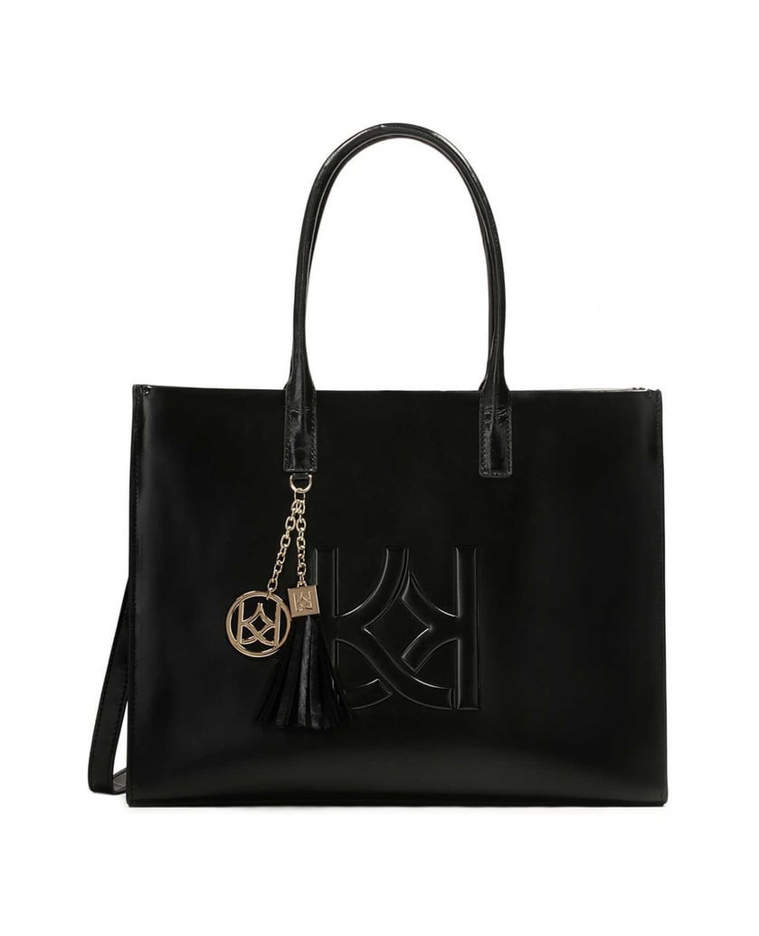 Kazar-Starre-Tragetasche-mit-geprägtem-Monogra