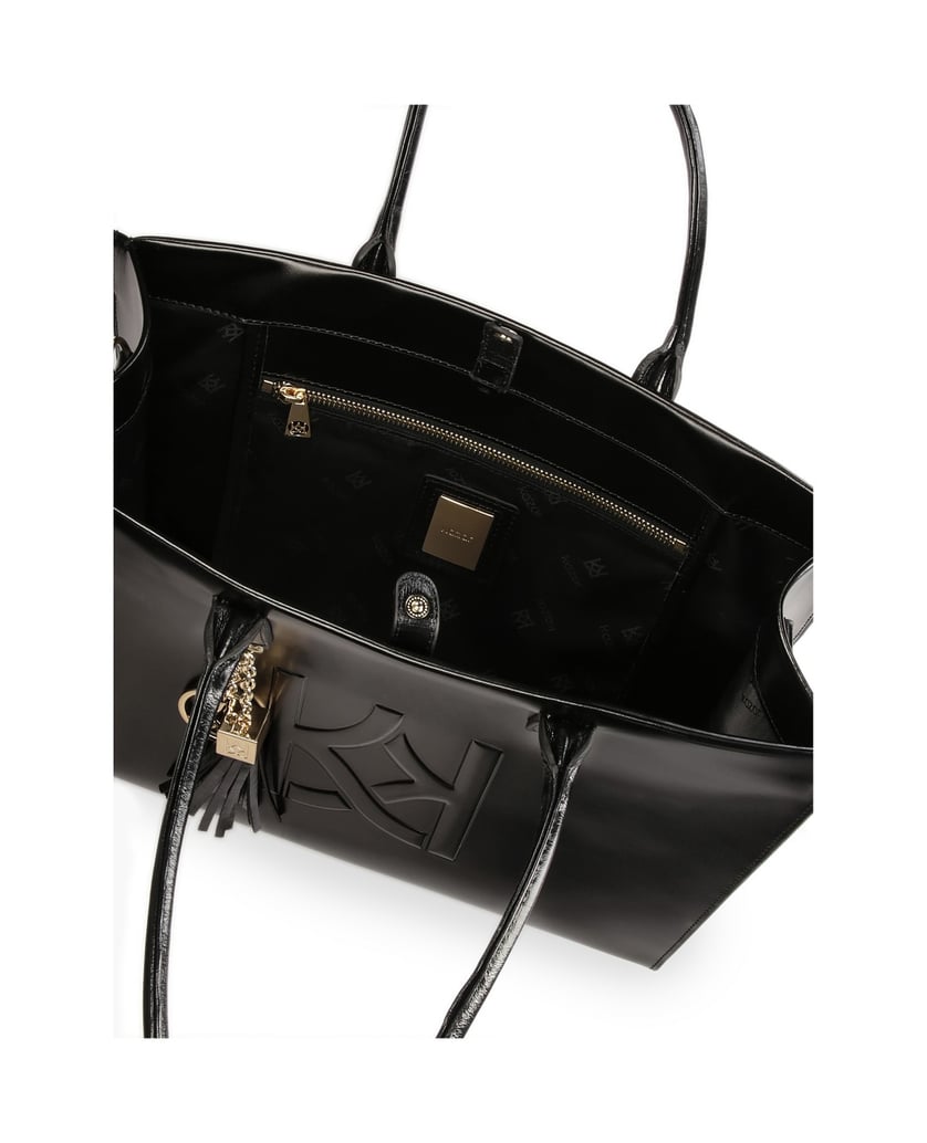 Kazar-Starre-Tragetasche-mit-geprägtem-Monogra