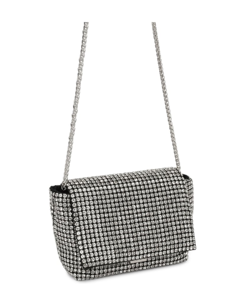 Kazar-Abendtasche-mit-Überschlag-mit-Zirkonen-verziert-schwarz