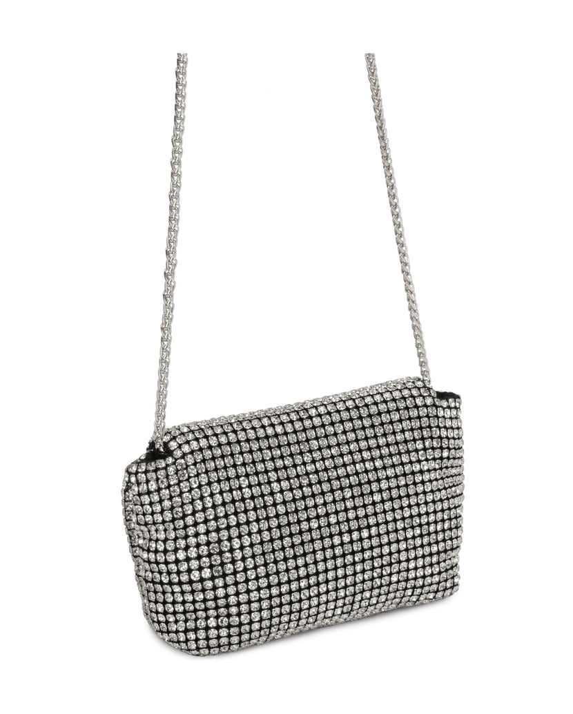 Kazar-Abendtasche-mit-Überschlag-mit-Zirkonen-verziert-schwarz