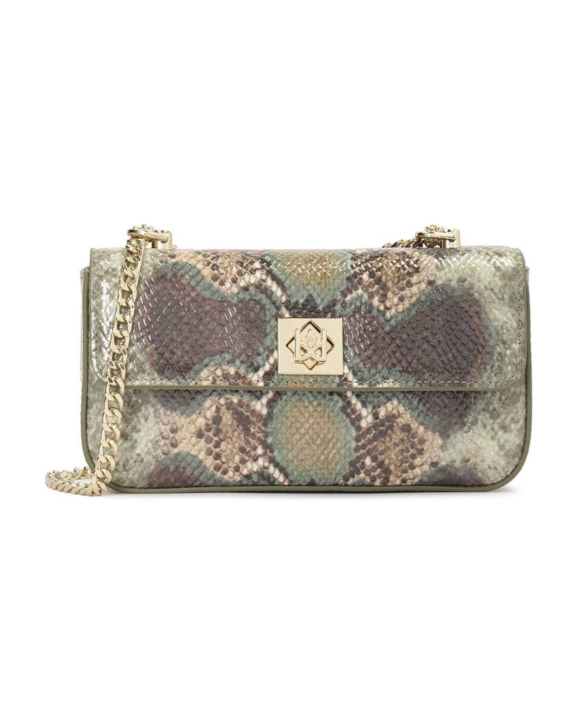 Kazar-Handtasche-mit-mehrfarbigem-Schlangenmuster-multicolor