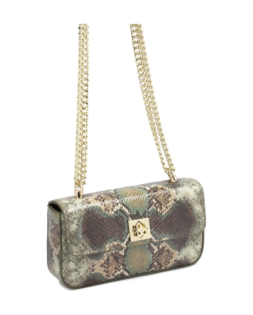 Kazar-Handtasche-mit-mehrfarbigem-Schlangenmuster-multicolor