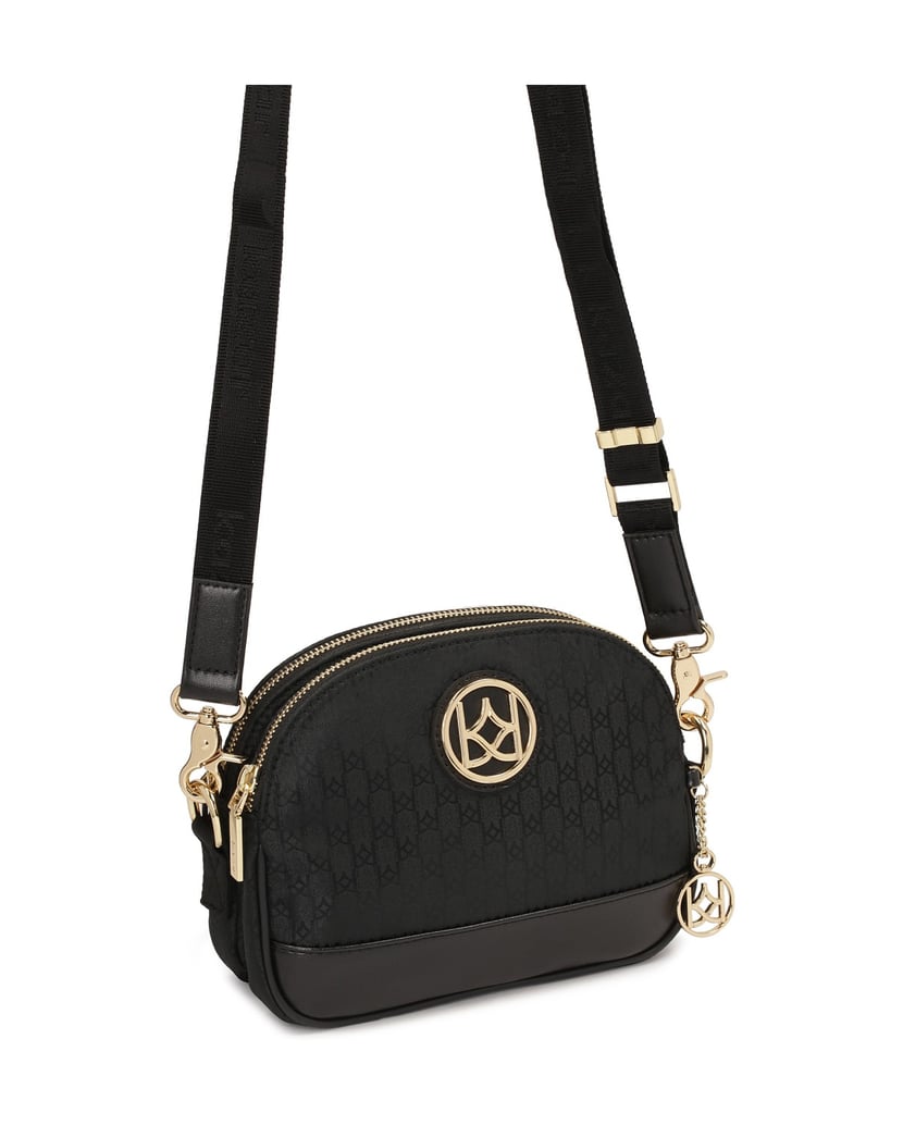 Kazar-Kompakte-Textil-Kuriertasche-für-Damen-mit-breitem-Riemen