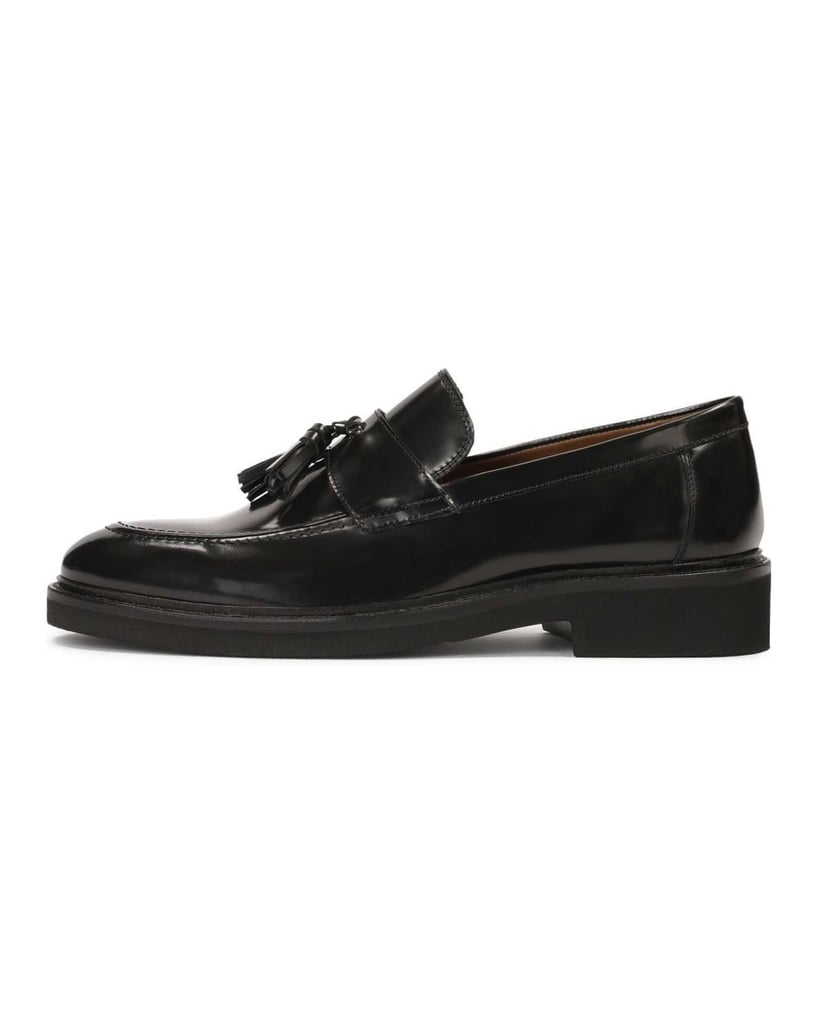 Kazar-Schwarze-Herren-Slipper-mit-einer-Clutch-schwarz
