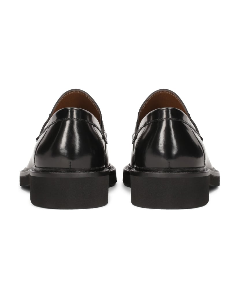 Kazar-Schwarze-Herren-Slipper-mit-einer-Clutch-schwarz