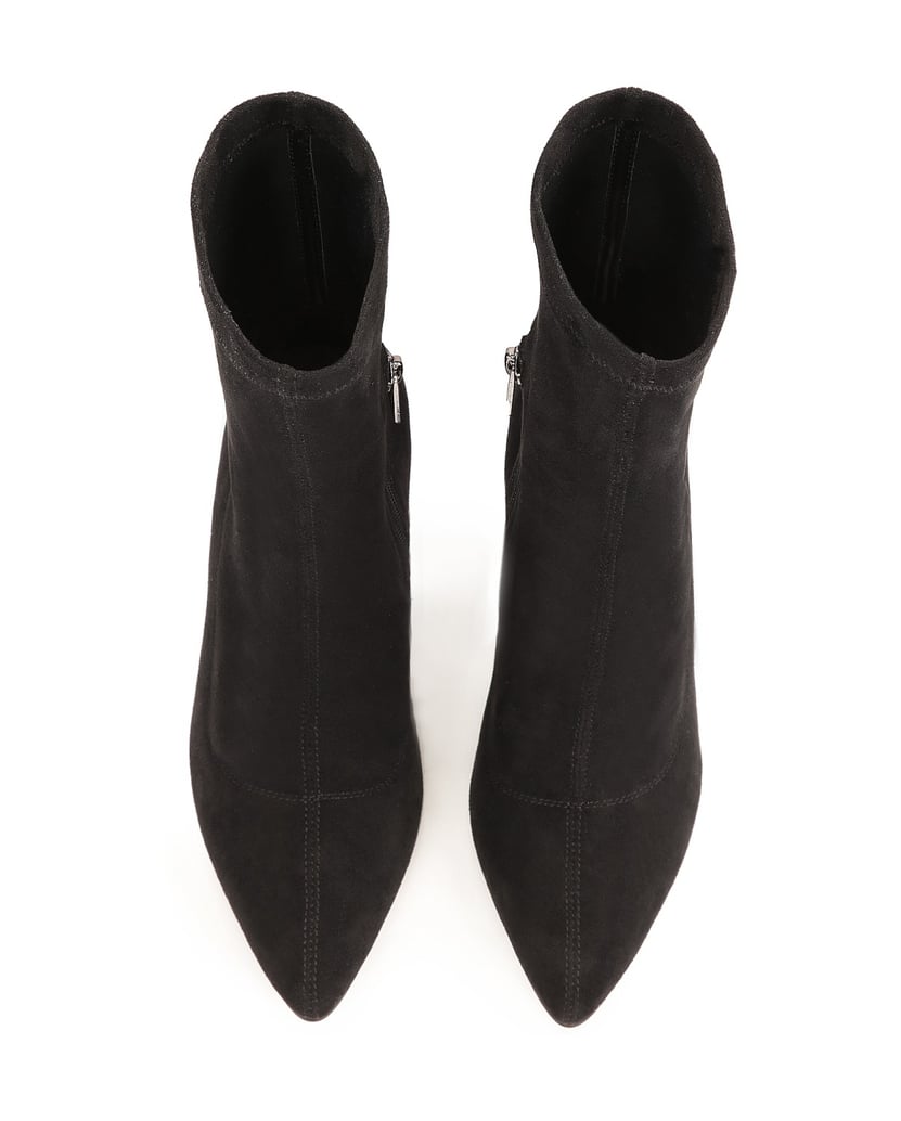 Kazar-Schwarze-Stiefel-mit-strassbesetztem-Absatz-schwarz