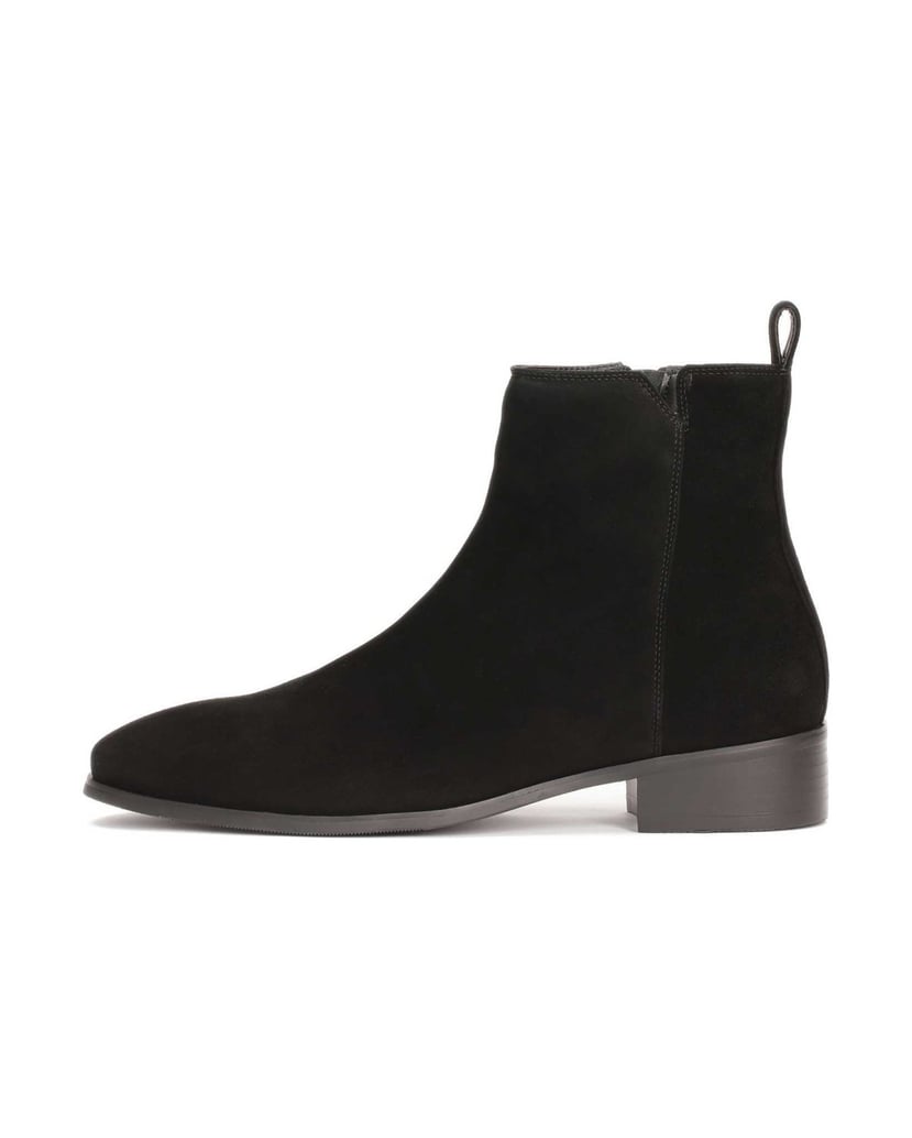 Kazar-Schwarze-Wildlederstiefel-mit-Reißverschluss-schwarz