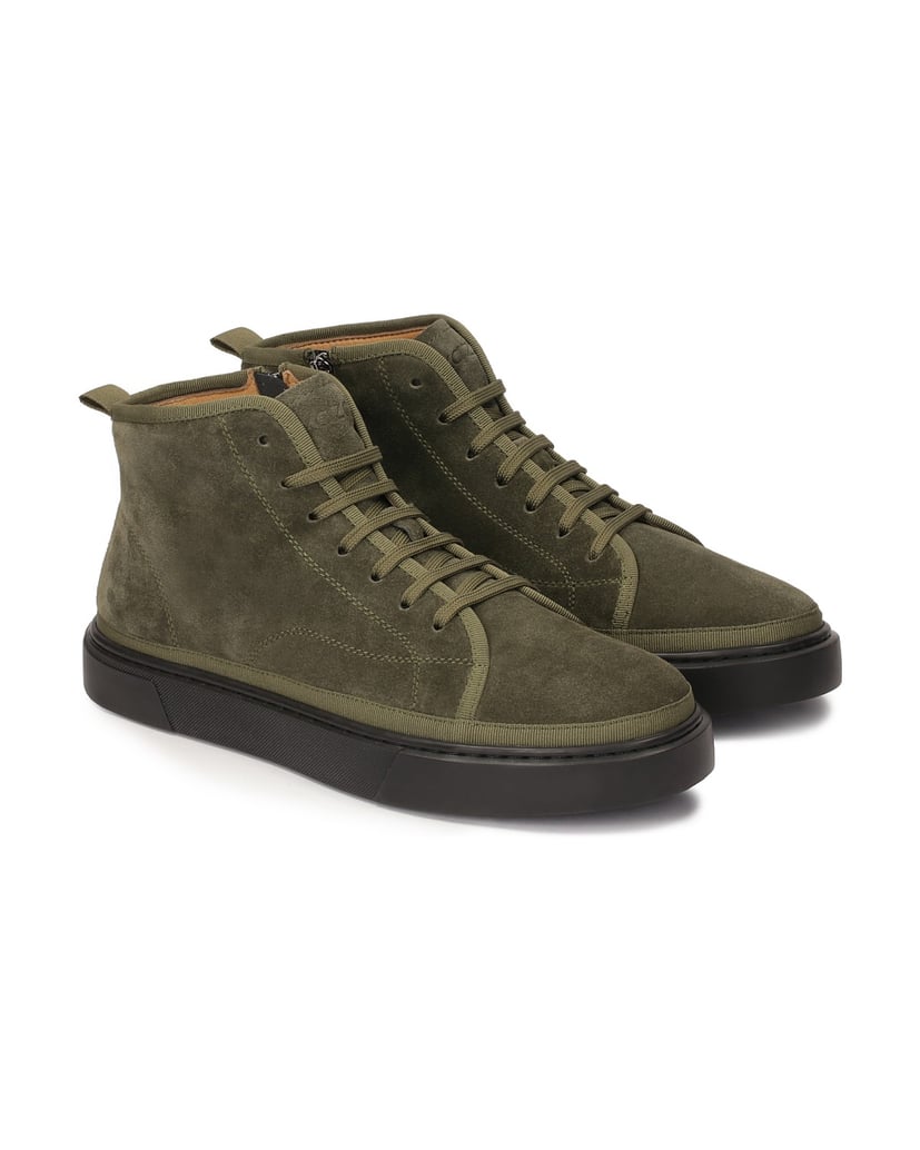 Kazar-High-Top-Sneakers-für-Männer-oliv