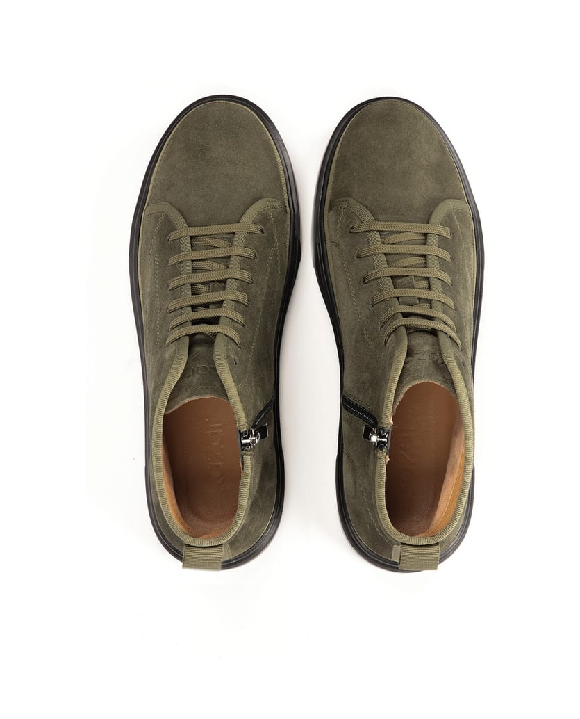 Kazar-High-Top-Sneakers-für-Männer-oliv