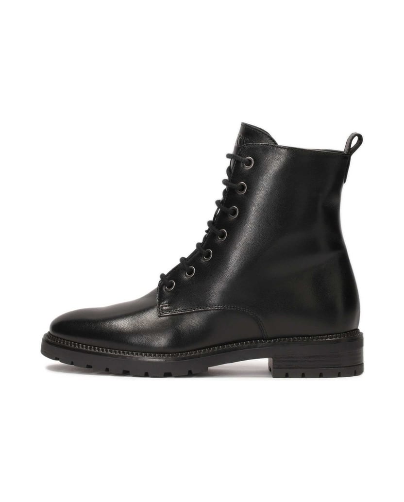 Kazar-Schwarze-Stiefel-mit-Schnürung-und-Reißverschluss-schwarz