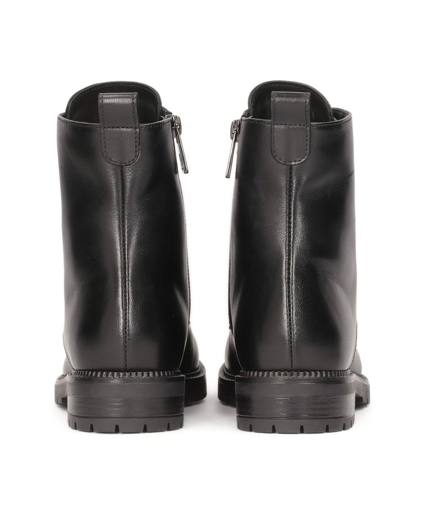 Kazar-Schwarze-Stiefel-mit-Schnürung-und-Reißverschluss-schwarz