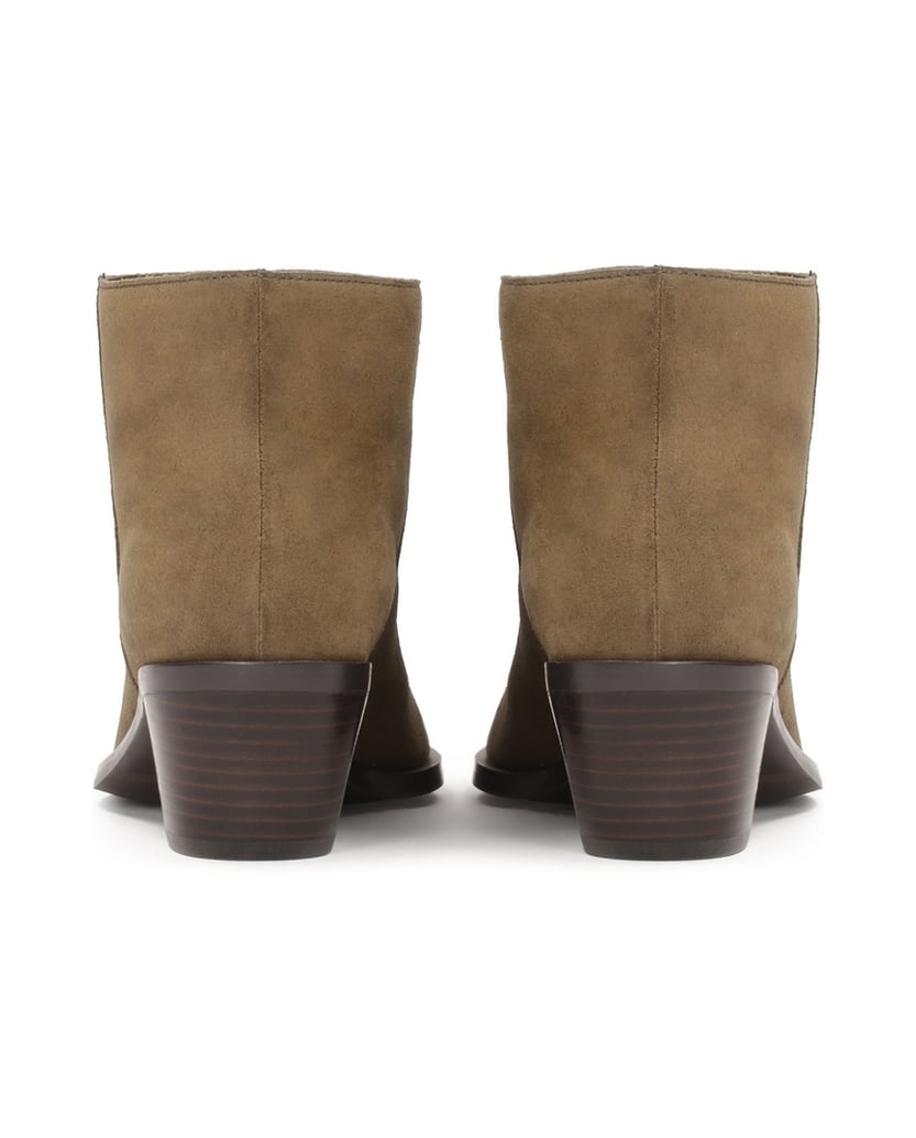 Kazar-Niedrige-Cowboystiefel-aus-Wildleder-braun