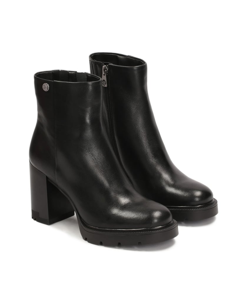 Kazar-Reißverschlussstiefel-mit-breiten-Absätzen-schwarz