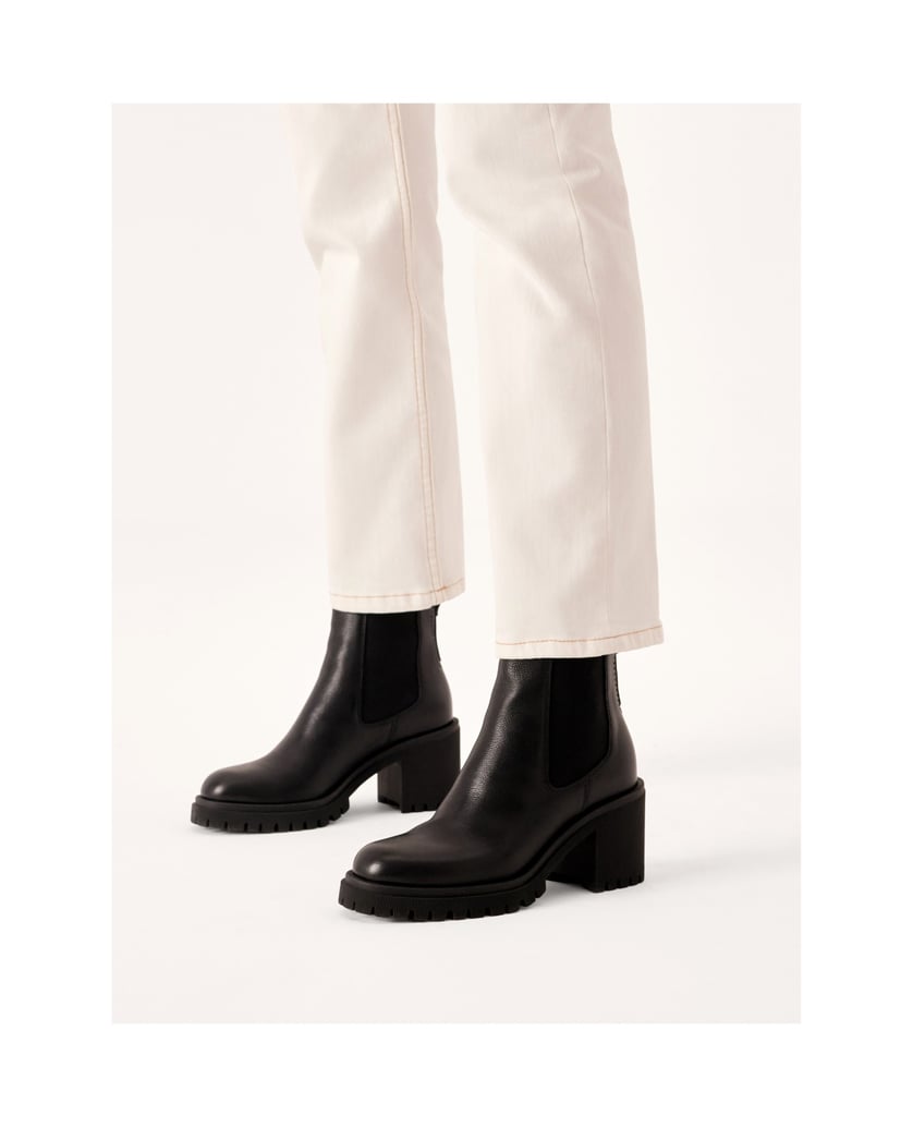 Kazar-Klassische-Lederstiefel-mit-elastischen-Einsätzen-schwarz