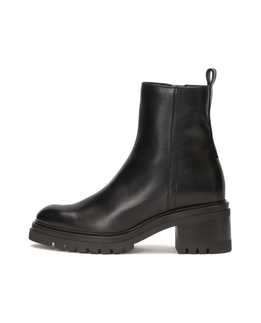 Kazar-Schwarze-Stiefel-mit-hohem-Absatz-und-einfachem-Schaft-schwarz