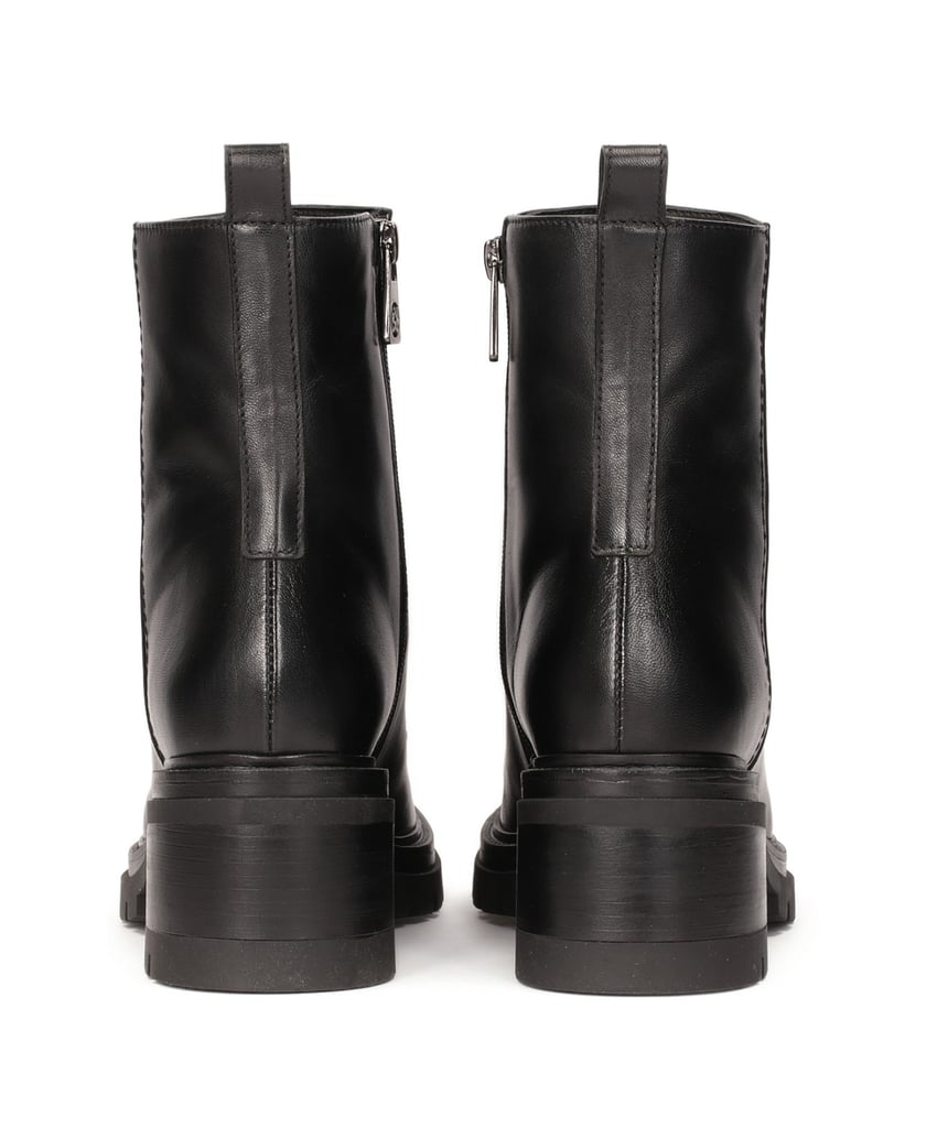 Kazar-Schwarze-Stiefel-mit-hohem-Absatz-und-einfachem-Schaft-schwarz