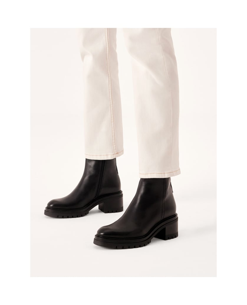 Kazar-Schwarze-Stiefel-mit-hohem-Absatz-und-einfachem-Schaft-schwarz