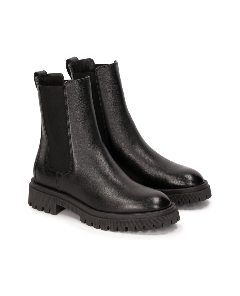 Kazar-Chelsea-Stiefel-aus-Leder-schwarz