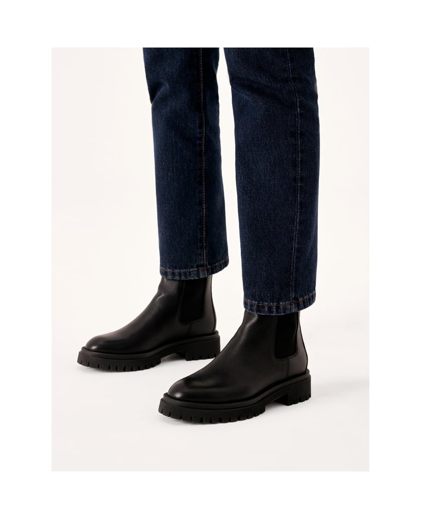 Kazar-Chelsea-Stiefel-aus-Leder-schwarz