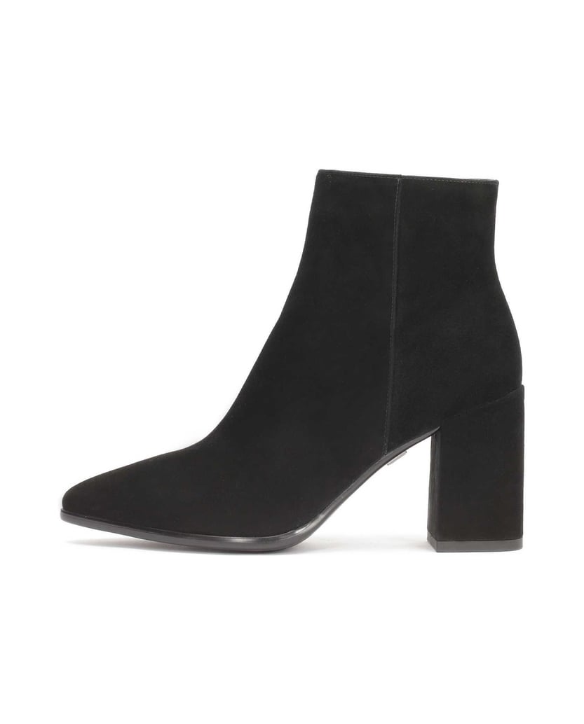 Kazar-Schwarze-spitz-zulaufende-Wildlederstiefel-schwarz