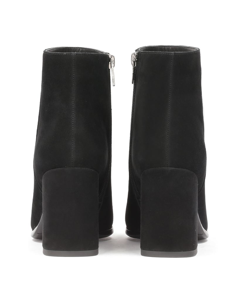 Kazar-Schwarze-spitz-zulaufende-Wildlederstiefel-schwarz
