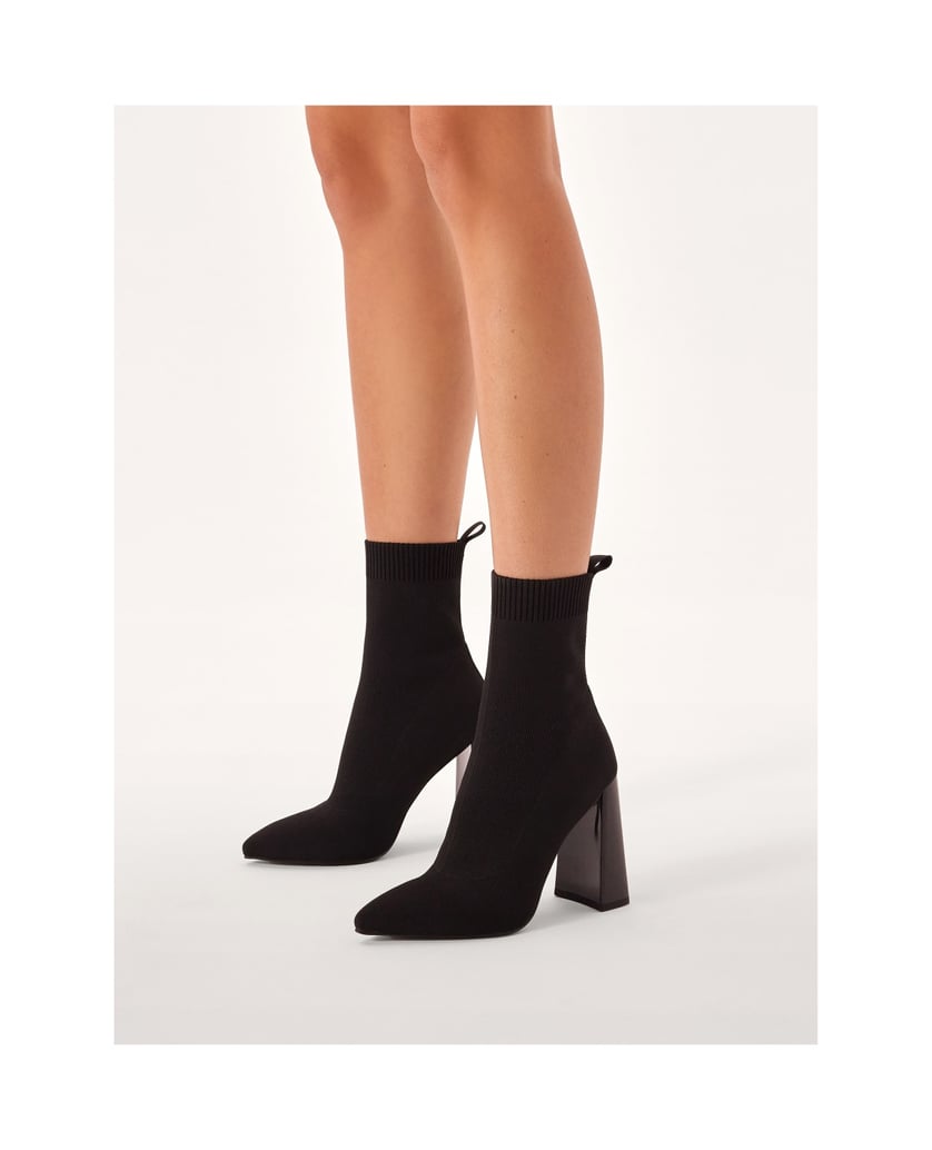 Kazar-Stiefel-mit-elastischen-Absätzen-schwarz