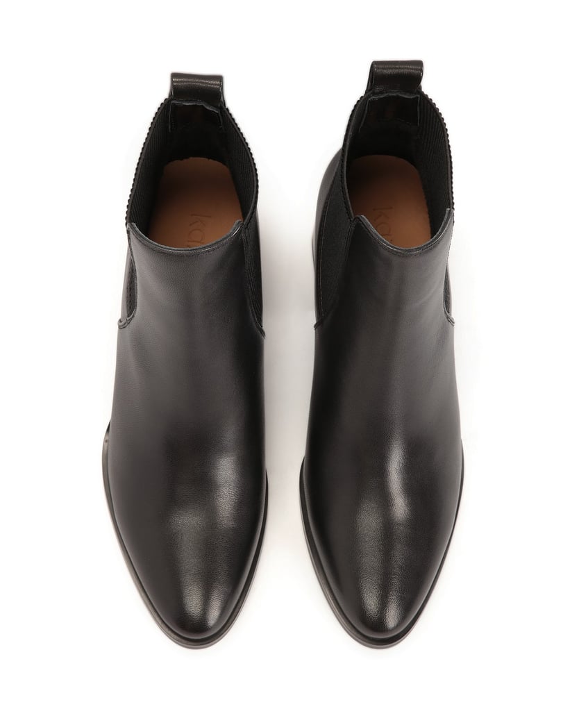 Kazar-Schwarze-Stiefel-mit-breitem,-verziertem-Absatz-schwarz