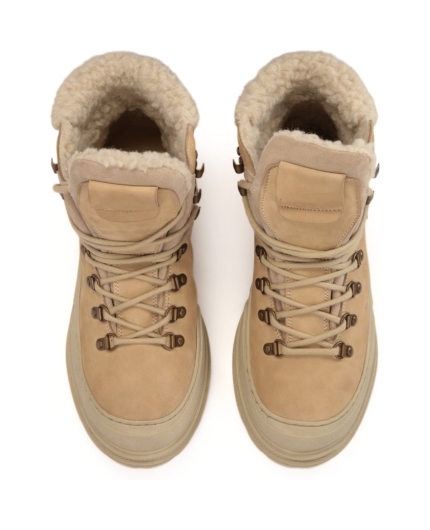 Kazar-Schnürstiefel---Schneestiefel-aus-Nubuk-beige