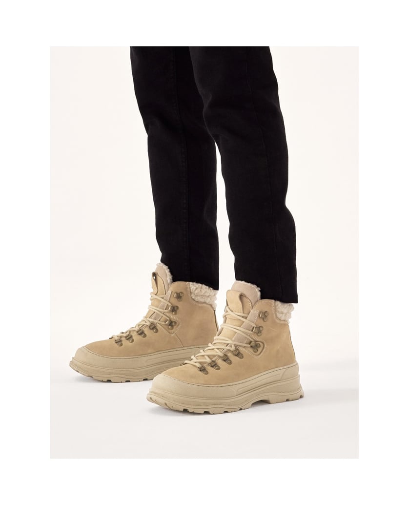 Kazar-Schnürstiefel---Schneestiefel-aus-Nubuk-beige