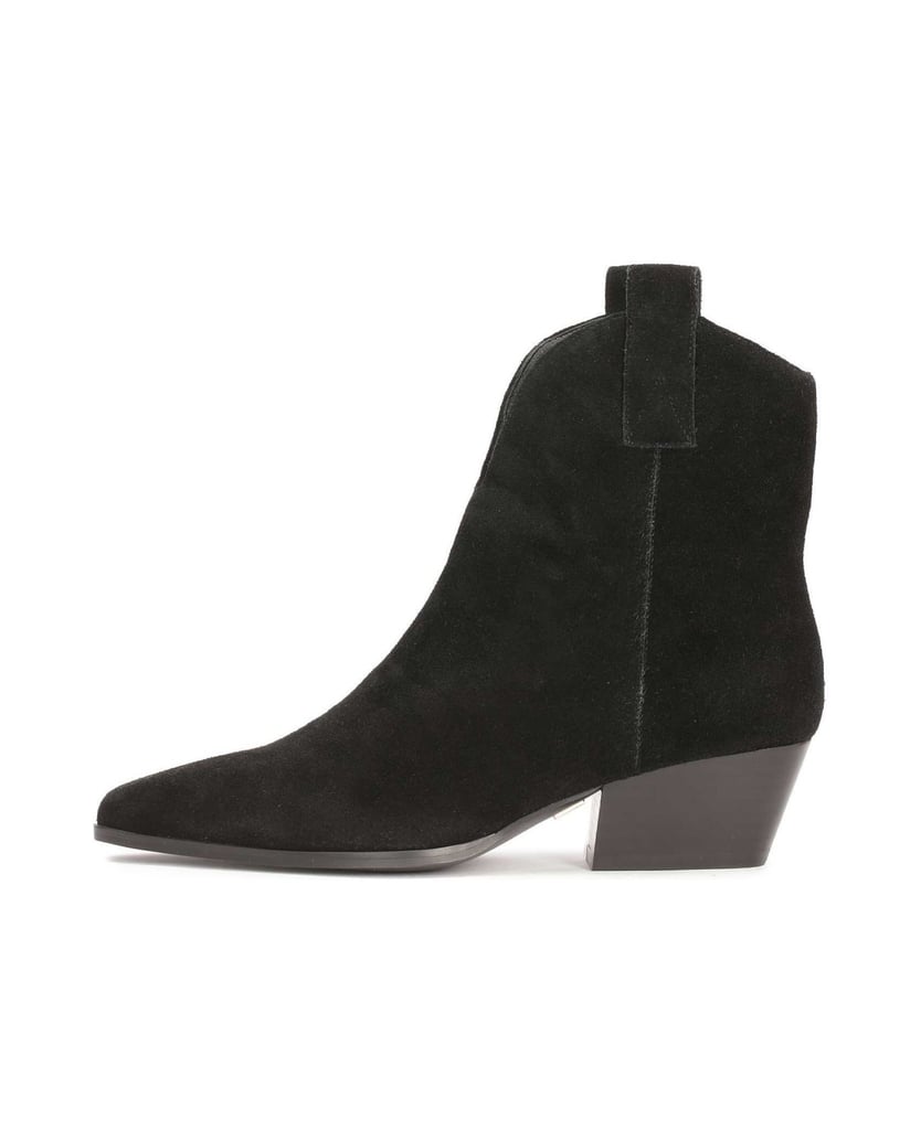 Kazar-Cowboy-Stiefel-aus-Wildleder-zum-Hineinschlüpfen-schwarz