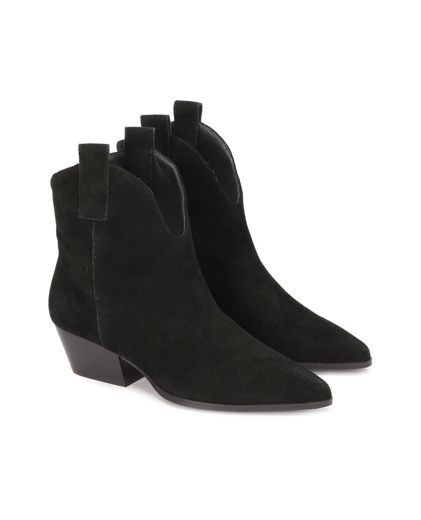 Kazar-Cowboy-Stiefel-aus-Wildleder-zum-Hineinschlüpfen-schwarz