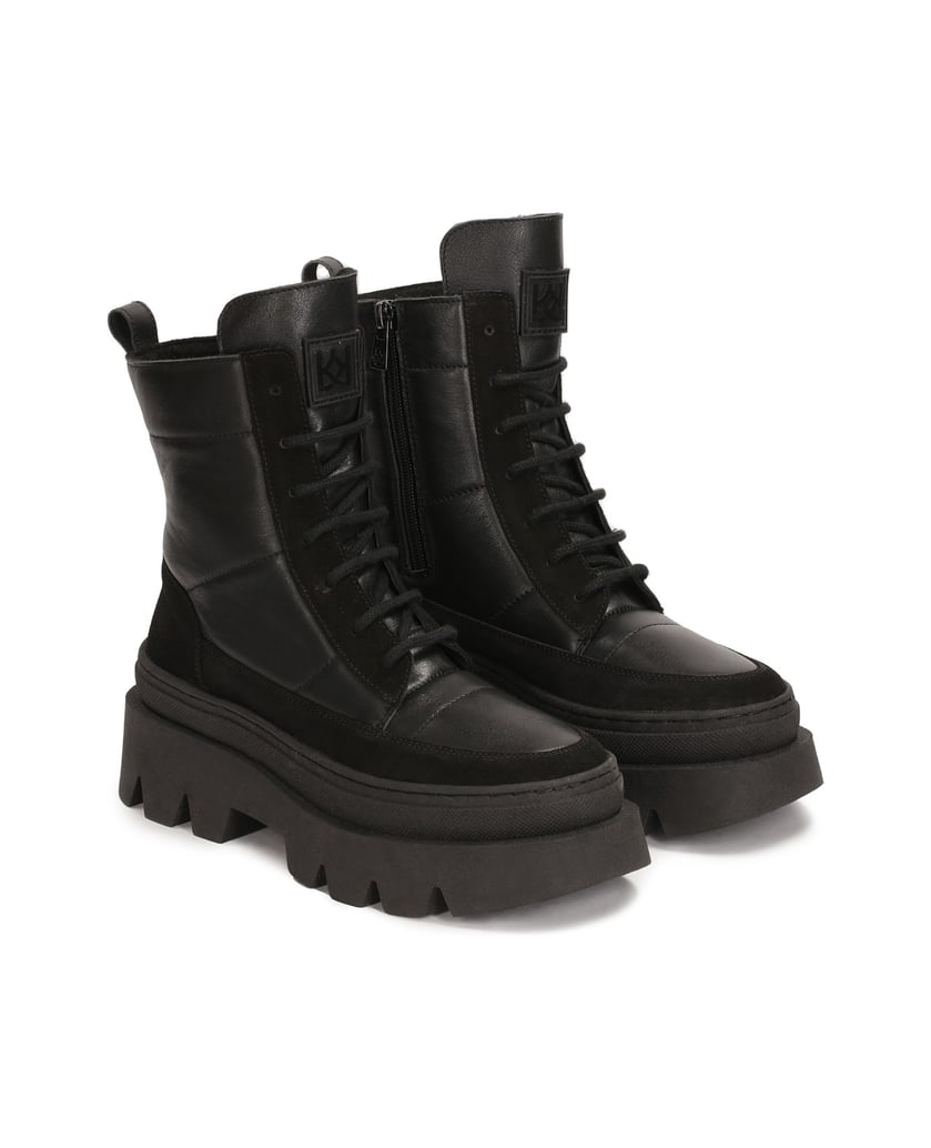 Kazar-Stiefel-aus-kombinierten-Materialien-mit