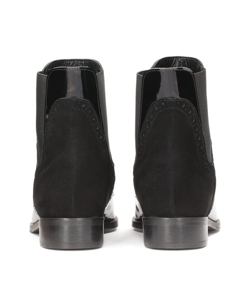 Kazar-Chelsea-Stiefel-aus-Wildleder-und-Lackle