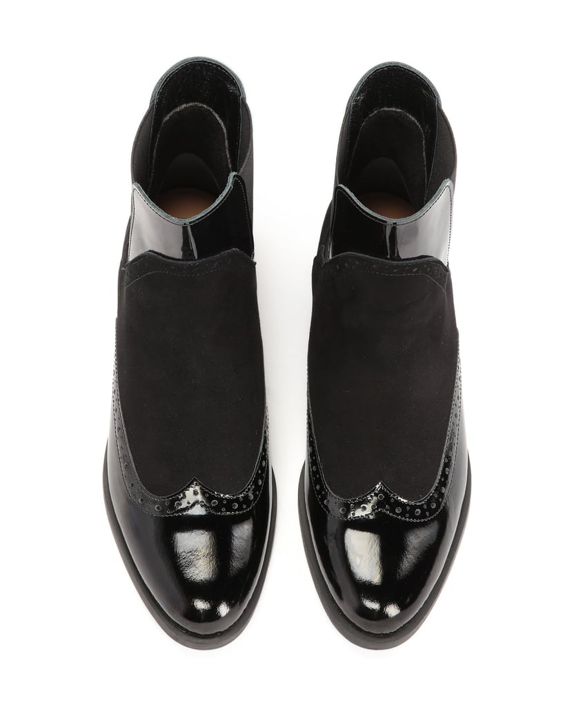 Kazar-Chelsea-Stiefel-aus-Wildleder-und-Lackle