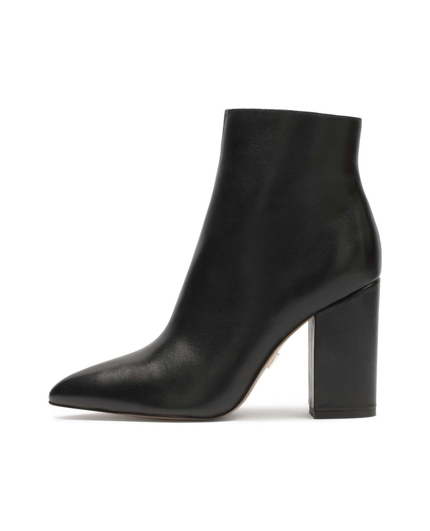 Kazar-Stiletto-Stiefel-aus-Leder-mit-passendem-Schaft-schwarz
