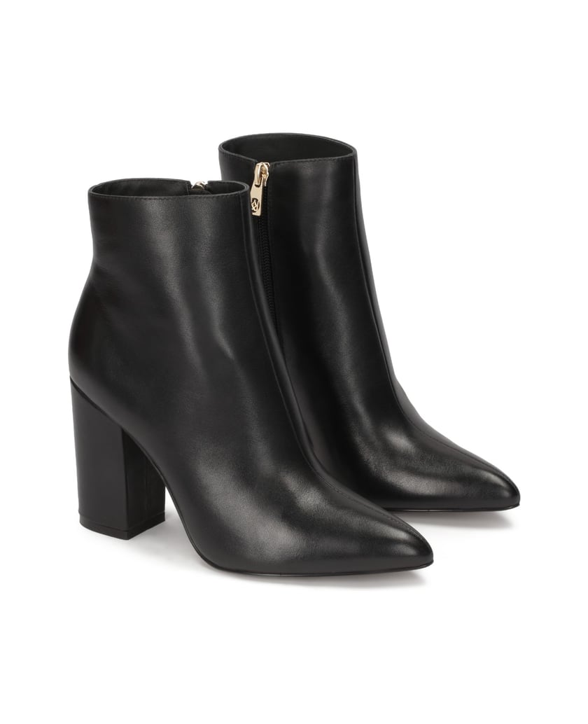 Kazar-Stiletto-Stiefel-aus-Leder-mit-passendem-Schaft-schwarz