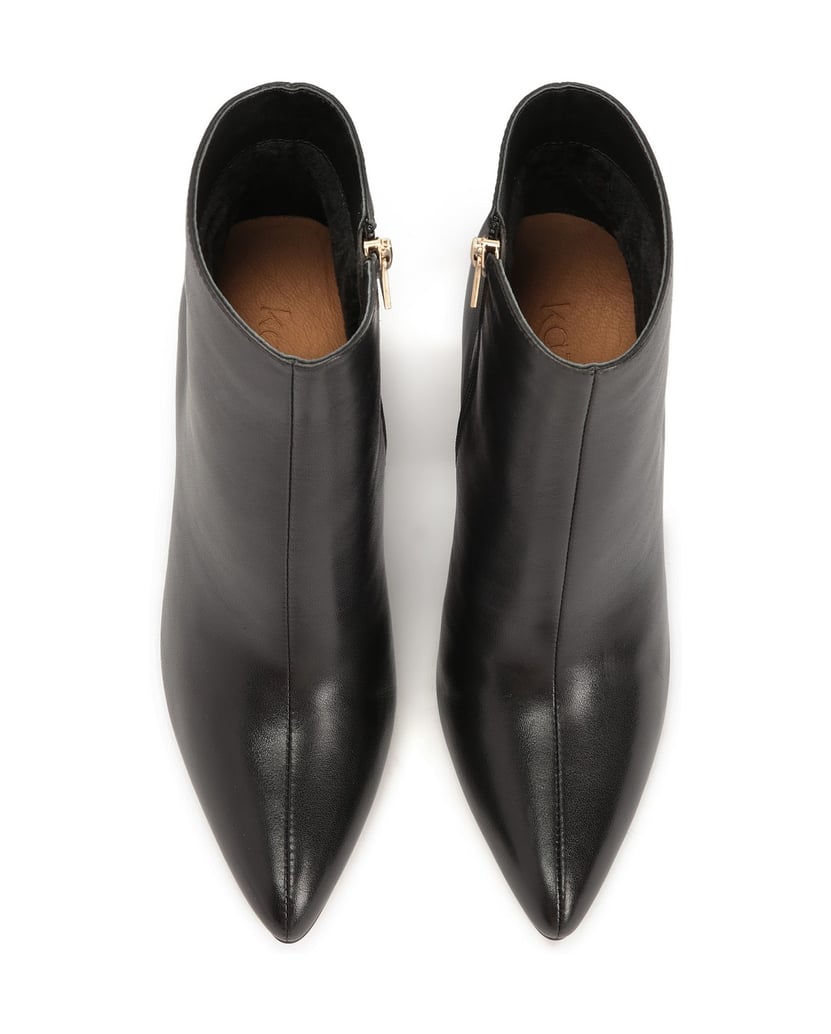 Kazar-Stiletto-Stiefel-aus-Leder-mit-passendem-Schaft-schwarz