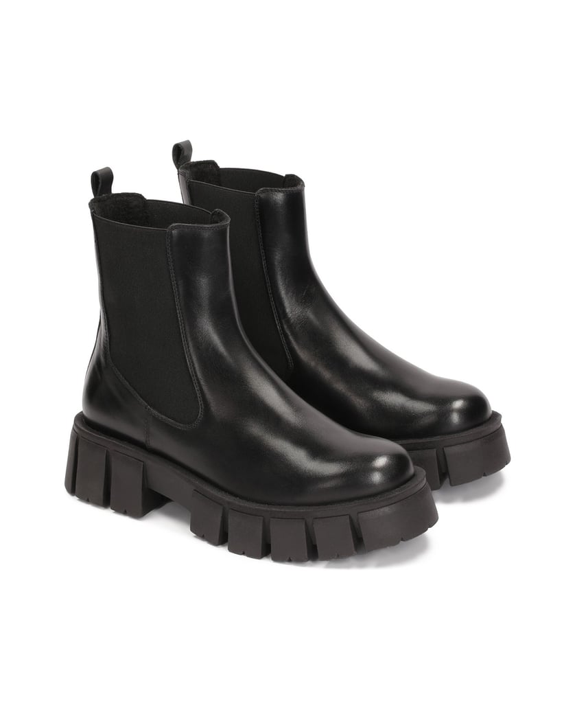 Kazar-Klassische-Stiefel-mit-elastischen-Einsätzen-schwarz